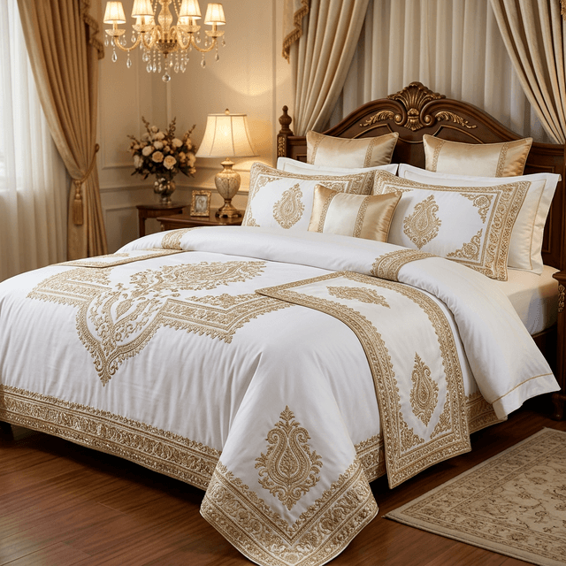 Royal Embroidered Bed Sheet
