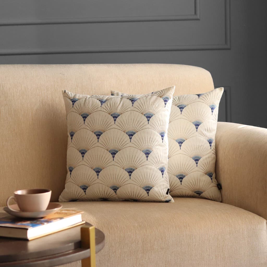Scalloped Shell Cushion Set